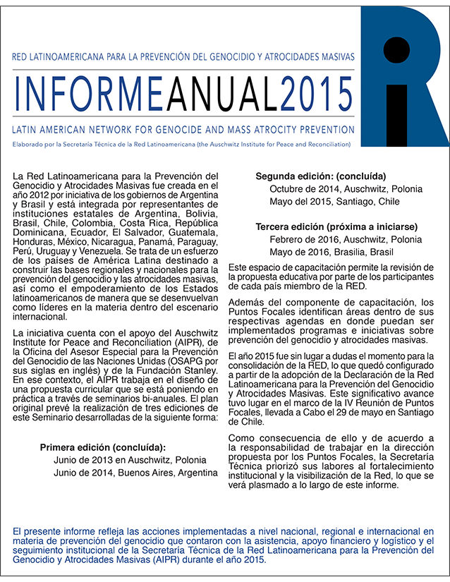 Informe Anual de la Red Latinoamericana - 2014
